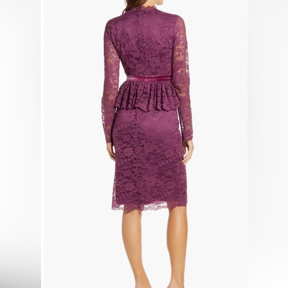 Rachel Parcell Cambridge Long Sleeve Lace Dress M - Picture 5 of 12